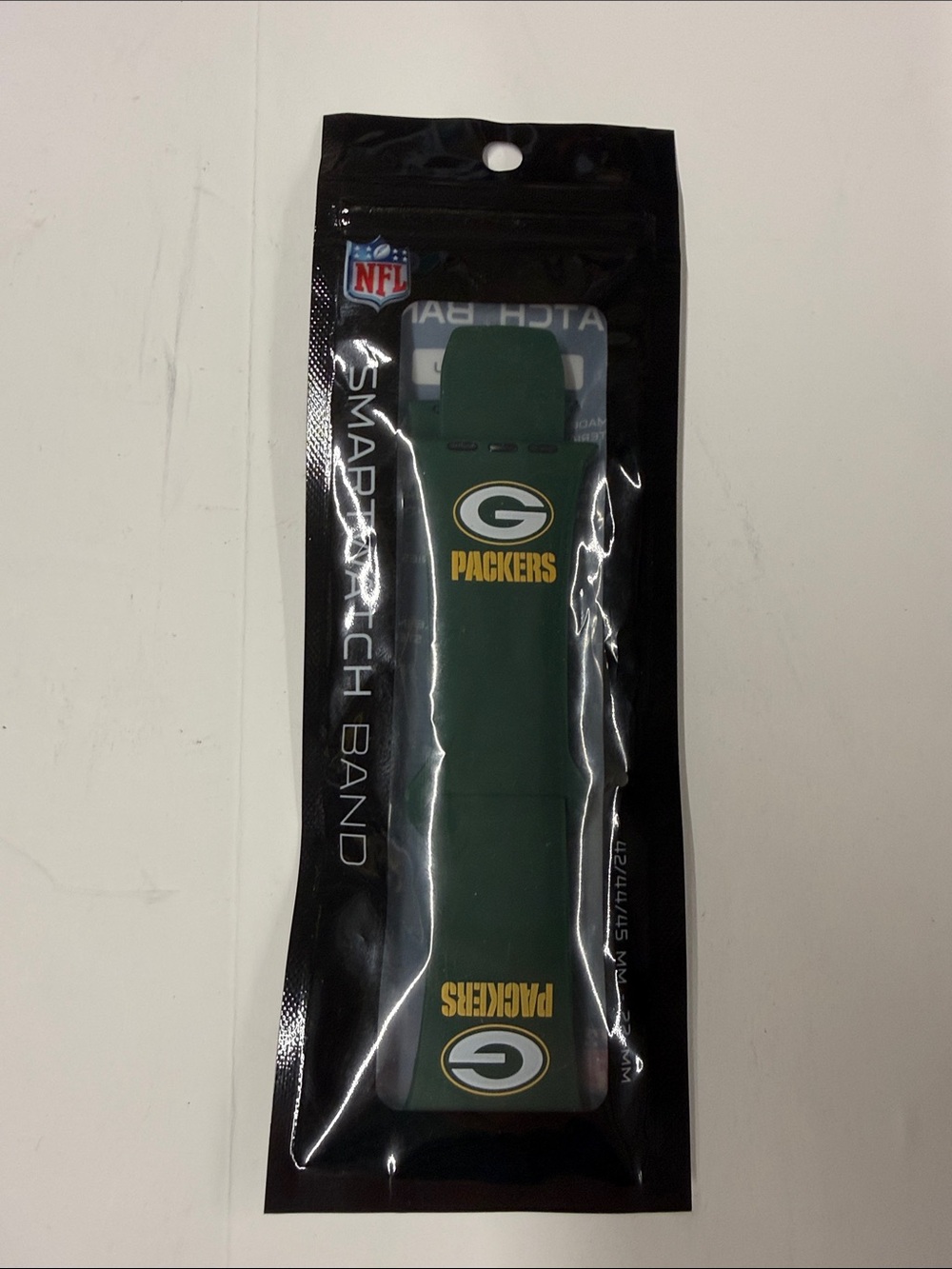 NEW NFL Green & Yellow Packers Silicone Smartwatch Band